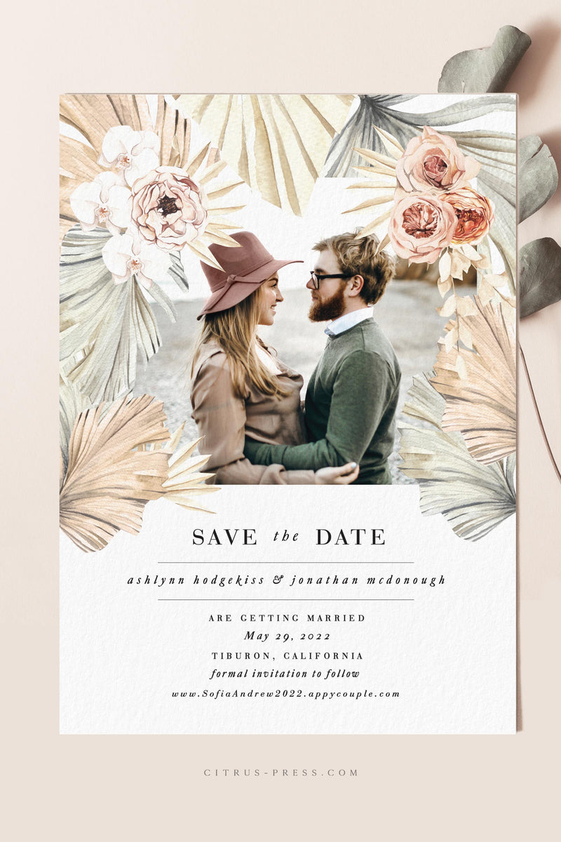 Stunning Love Save the Date Card